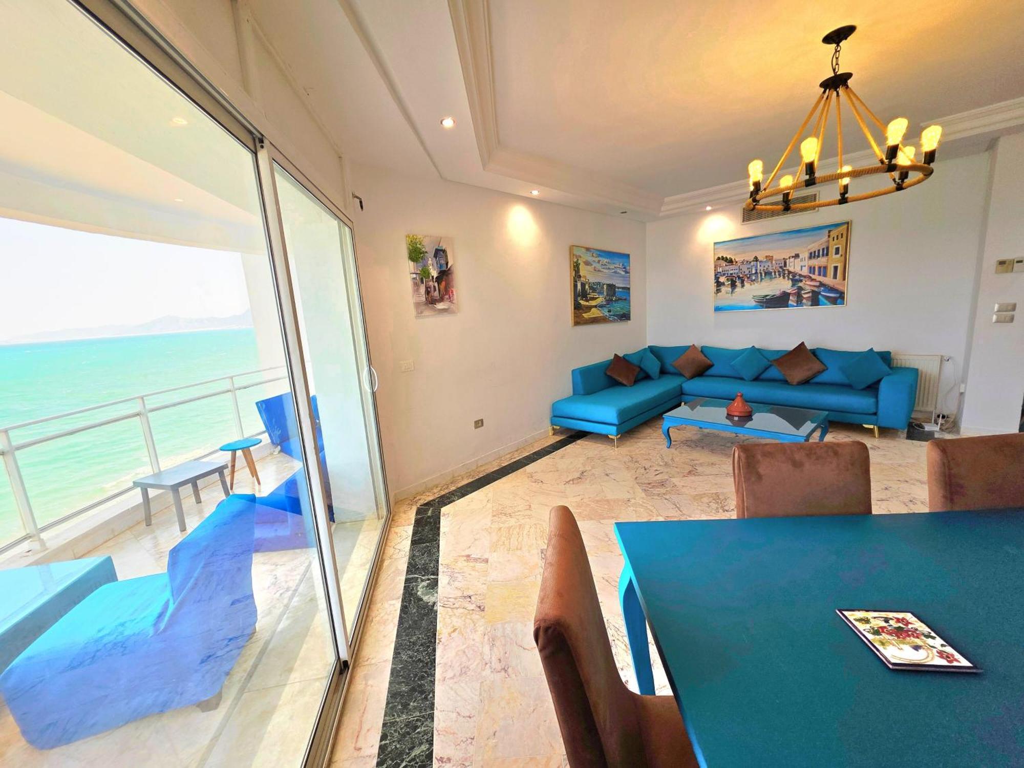 La Perle Bleue Apartman La Goulette Kültér fotó