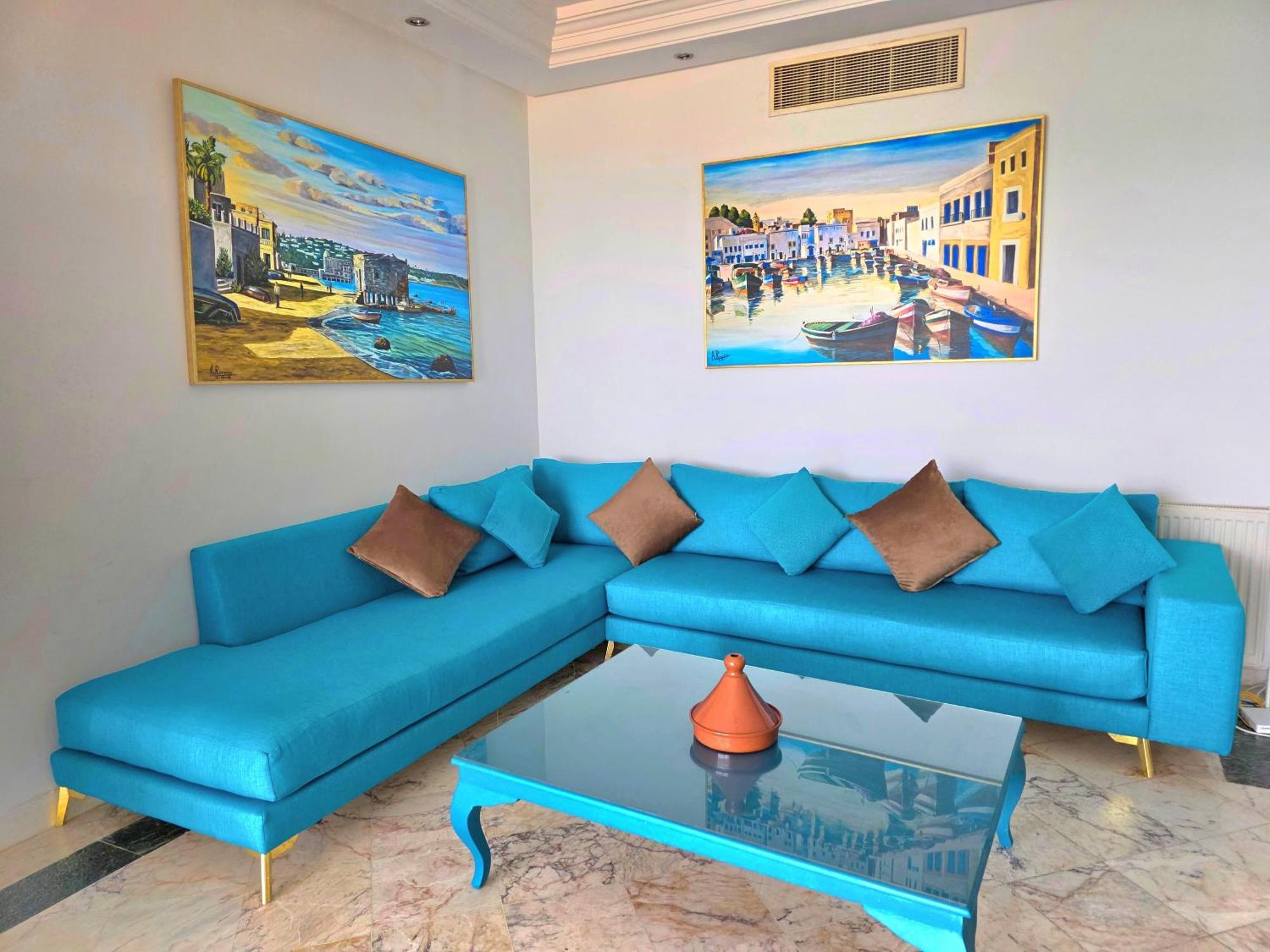 La Perle Bleue Apartman La Goulette Kültér fotó