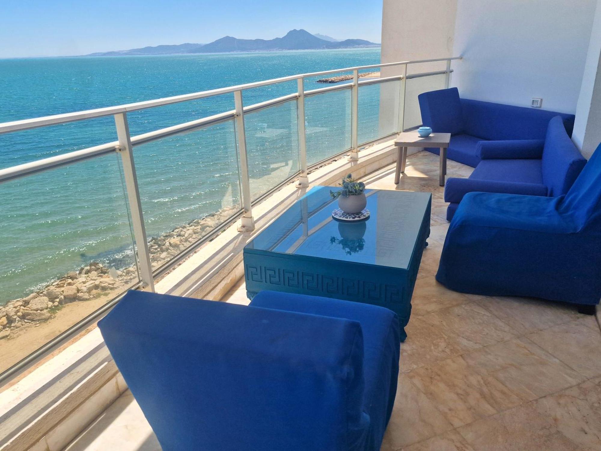 La Perle Bleue Apartman La Goulette Kültér fotó